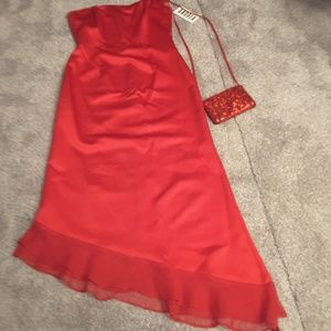 MIMI GIOVANNA  women's long Evening dress  New  size  8  red